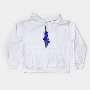 Blaue Gladiole Kids Hoodie